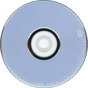 TDK DVD-R Printable Bulk 100 pcs 8X (no TDK logo)