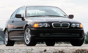 Комплект салонных НЕ резиновых черных ковриков для BMW 330 Ci E46 Coupe (2000-2005)