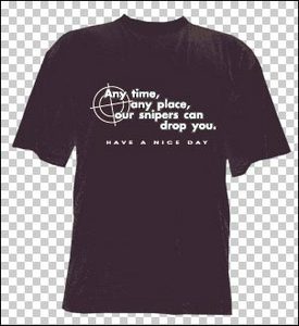 майка со снайпером :)