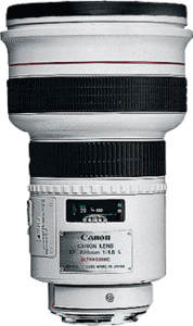 Canon EF 200mm f/1.8L USM Autofocus Lens