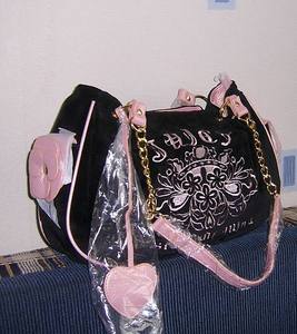 Велюровая сумка Juicy Couture