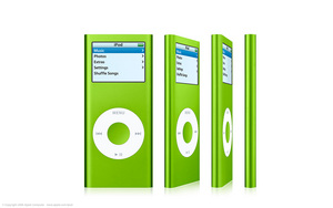 MP3 плейер, например такой: iPod Nano