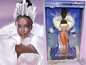 FIRE & ICE BARBIE AA 2002 OLYMPICS SALT LAKE DOLL