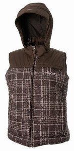 ТОЛСТОВКА ERETHA PLAID MIDWEAR VEST