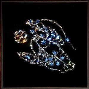 Картина из клисталлов Swarovski(Рак)