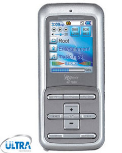 MP3 Flash 2048Mb FM Ritmix RF-7800 Silver 1.3" LCD, слот для SD, MMC карт