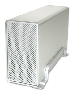 Универсальный внешний контейнер для двух 3,5" жестких дисков с интерфейсом SATA (USB2.0, FW400, FW800)