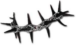 Alchemy Gothic: Black Thorn Choker Chain