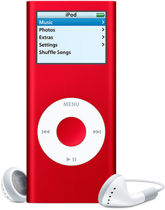 ipod nano 8gb red