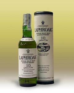 Бутылка 10-ти летнего Laphroaig