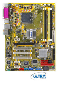 ASUS P5B-E Socket775, P965, DDR2-800+, FSB1066, PCI-E, Sound, USB2.0, SATA Raid, LAN1000, 1394, ATX