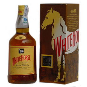 a bottle of white horse