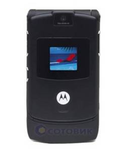 Телефон Motorola Razer V3 чёрный