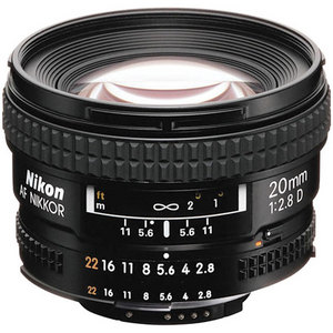 Nikon 20mm f/2.8D Ultra Wide Angle AF Nikkor Lens