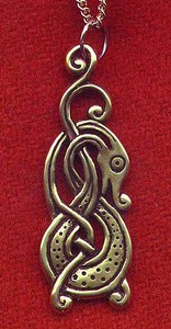 Interlaced Dragon Pendant