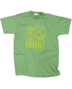 T-shirt "Kiss me I'm Irish!"