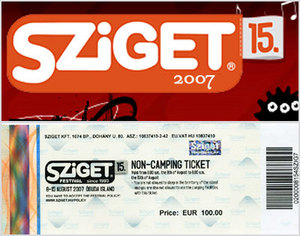 поездка на фестиваль "Sziget" (Венгрия)