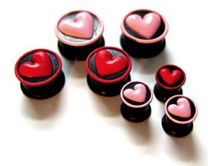 Kaos Softwear Heart Plugs 20mm