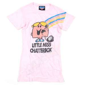 Junk Food - Little Miss Chatterbox Call Me Tee (Bubble Gum)