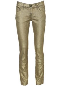 Metallic Skinny Fit Jean