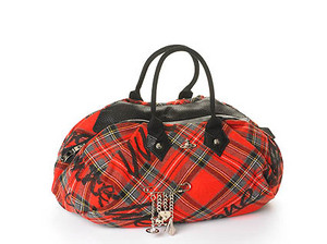 Vivienne's Tartan Soft Yasmin Bag Red