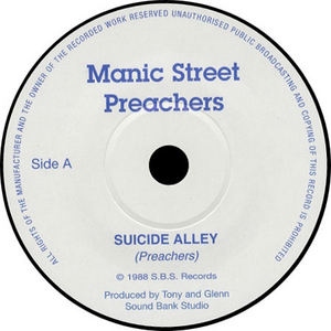 Manic Street Preachers - Suicide Alley (original 1988 UK 7" vinyl single)