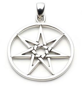 Large Seven Pointed Star pendant