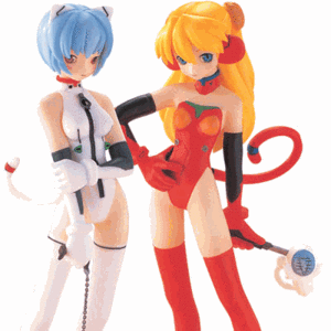 Rei & Asuka Grimrock! Mix Edition Figure Set