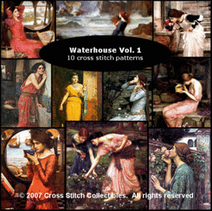 схемы для вышивания по мотивам Waterhouse