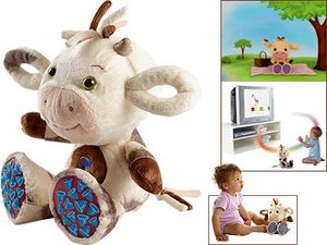 Аудиовизуальная игрушка КОРОВКА