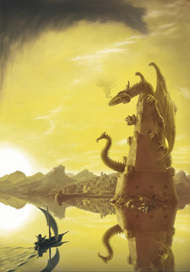 Плакат с Гедом и драконом