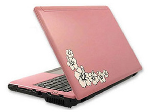 розовый ноутбук