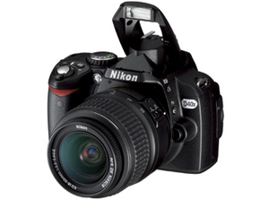 Nikon D40X kit AF-S 18-55DX II black