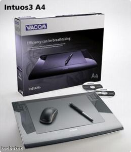 Wacom Intuos3 A4 & Maus & Stift USB
