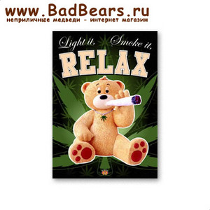 Коллекционный постер с медведем от Bad Taste Bears (UK)