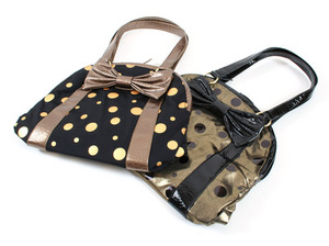 Ribbon & Spotted Field Purse