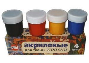 акриловые краски для ткани