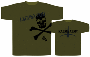 LACUNA COIL - KARMA ARMY KHAKI SHIRT