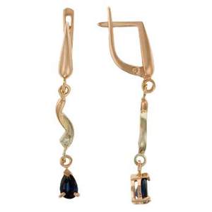 Серьги с кристаллами Signity