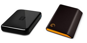 Внешний хард - WD Passport Portable или Seagate FreeAgent Go, 160 и больше гиг