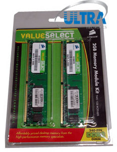 DDR2 PC5400 Dual channel kit 2048Mb Pro