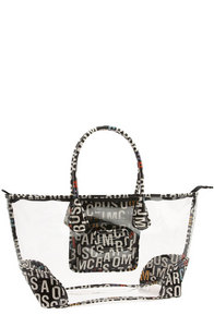 MARC BY MARC JACOBS 'Marcer' Clear Logo Tote Bag