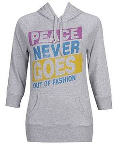 3Q Peace Pullover Hoodie