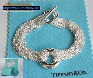 браслет Tiffany---Ten chain disc toggle bracelet