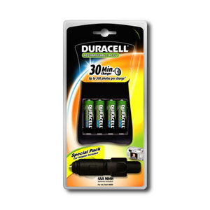 Зарядное устройство для аккумуляторов DURACELL с 4-мя аккумуляторами