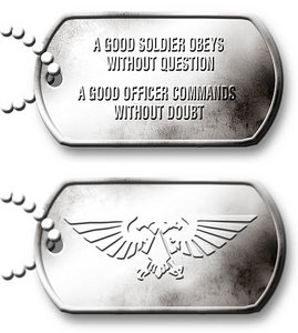 Imperial Guard Dog tags