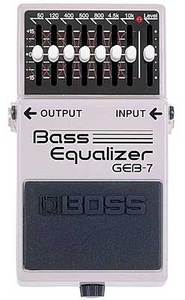 басовая педаль Boss: bass equalizer