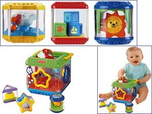 Музыкальный сортировщик фигур, Fisher Price