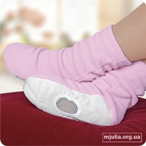 розовые носочки для сна