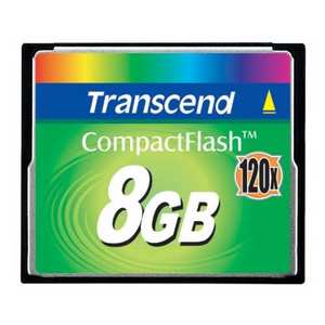 Compact-flash Transcend 2-8 Gb